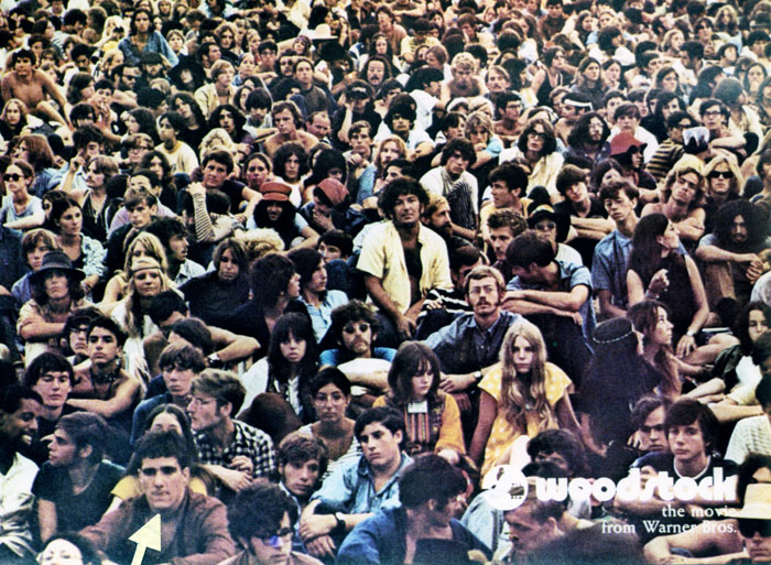 Herb Staehr at the legendary Woodstock Festival 1969